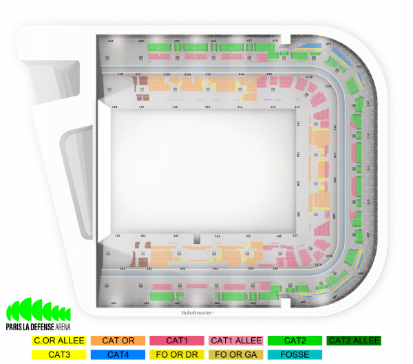 Billet BadBunny Paris La Défense Arena Catégorie 4 - 4 Juillet